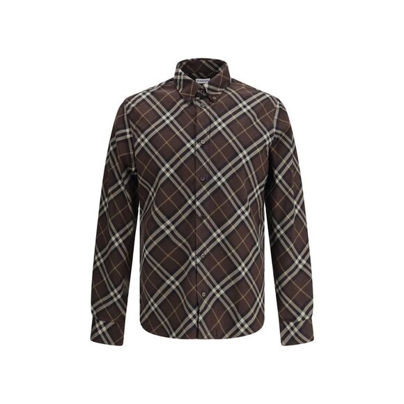 Burberry Men Check Cotton Flannel Shirt - Picture 1 of 3
